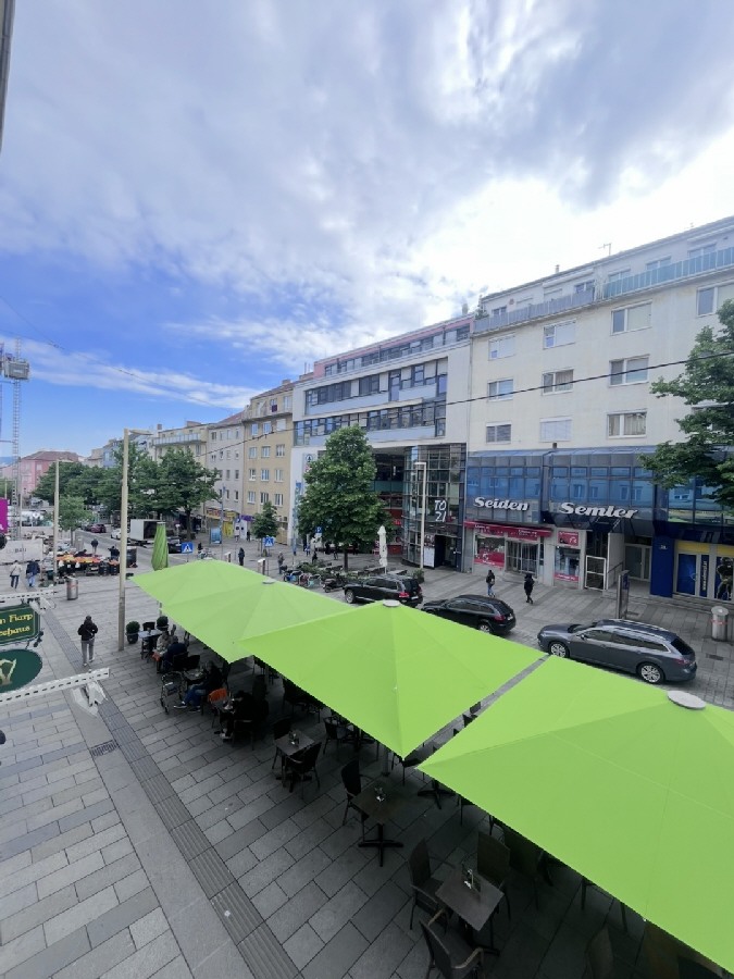 Blick vom Wohnzimmer
