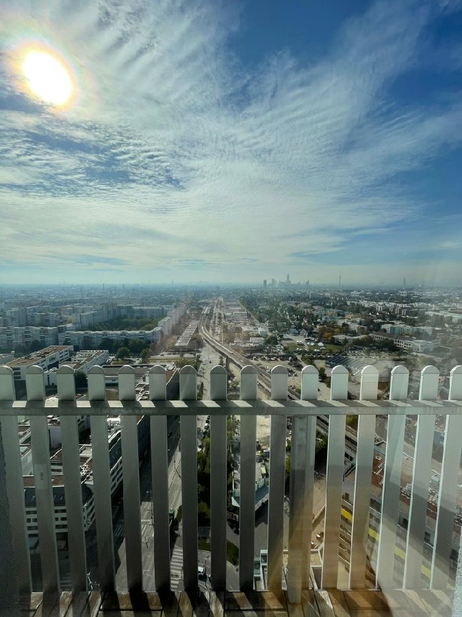 Ausblick Balkon