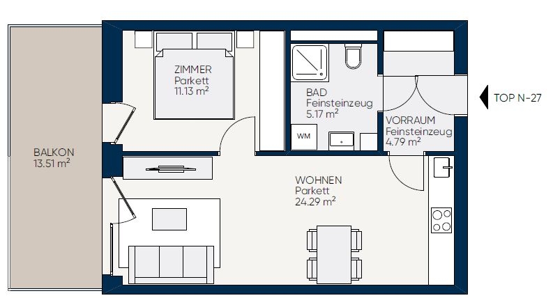 Grundriss Top N-27