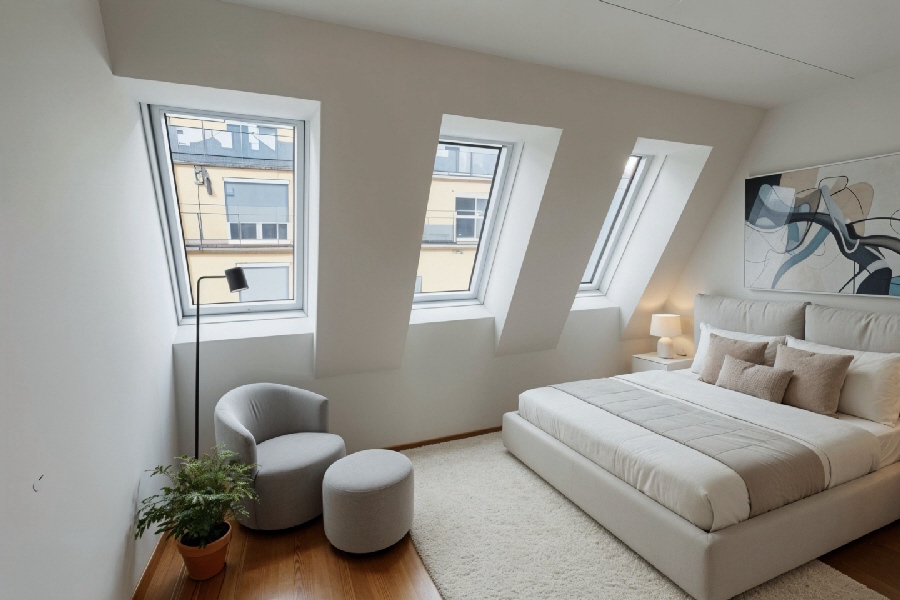 Dachgeschoss-Wohntraum - 3-Zimmer mit Balkon -  Nähe Kutschkermarkt 