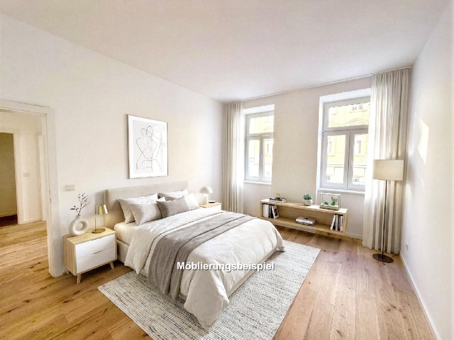 Dachgeschosswohnung mit Freifläche in bester Lage -  Nähe Kutschkermarkt