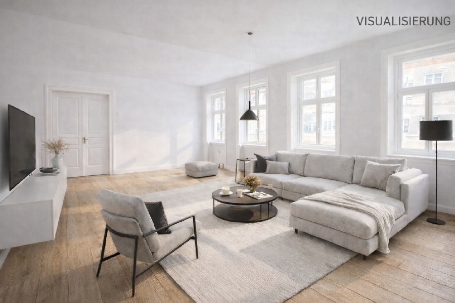 Gestalten nach WUNSCH | Entkernte Altbauwohnung in generalsanierten Altbau | Top Innenstadt-Lage