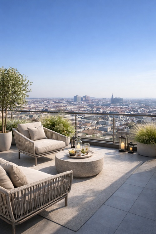 Luxus Pur | DG-Ausbau beim Schlosspark Schönbrunn | Wienblick | privater Liftausstieg | 
