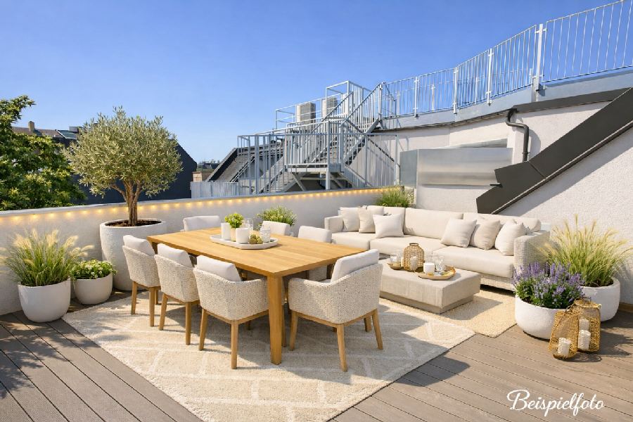 Erstbezug!  Maisonettwohnung mit Hofseitiger Terrasse - Nähe Kutschkermarkt